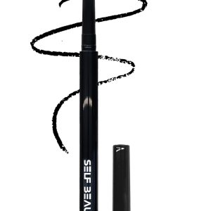 self beauty Ultra Slim Waterproof Gel Eyeliner | Easy Retractable Eyeliner Pencil Waterproof Smudge Proof | Long Lasting Eyeliner | Korean Eyeliner Gel Pen | Black Eye Liners for Women