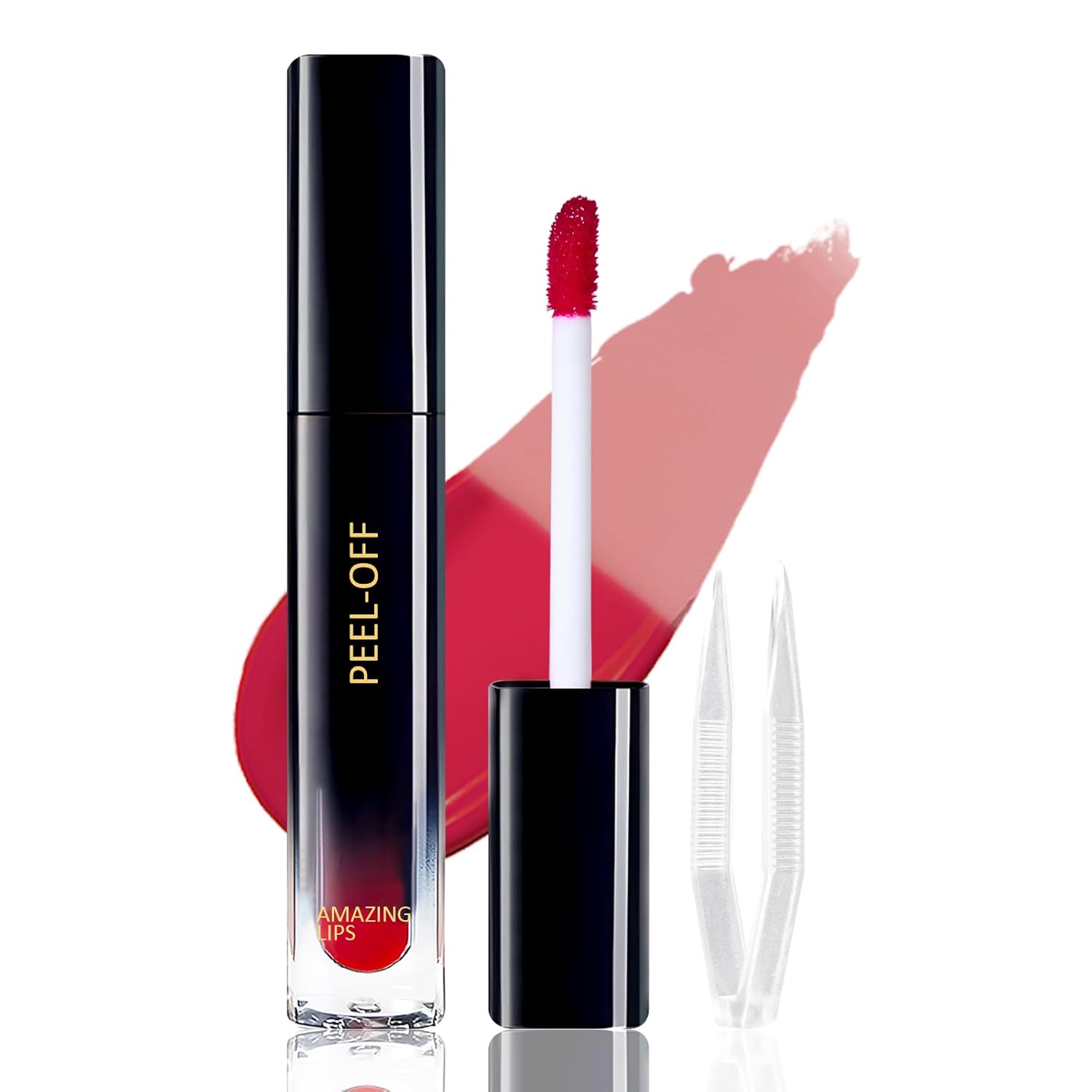 Peel Off Lip Stain, Matte Liquid Lipstick, Lip Stain Peel Off, Lip Tint Long Lasting Waterproof Tattoo Magic Color Lip Liner, Non Stick Color Peel Off Mask Lip Gloss Makeup – 01 Peel Off Lip Stain, Matte Liquid Lipstick, Lip Stain Peel Off, Lip Tint Long Lasting Waterproof Tattoo Magic Color Lip Liner, Non Stick Color Peel Off Mask Lip Gloss Makeup – 01