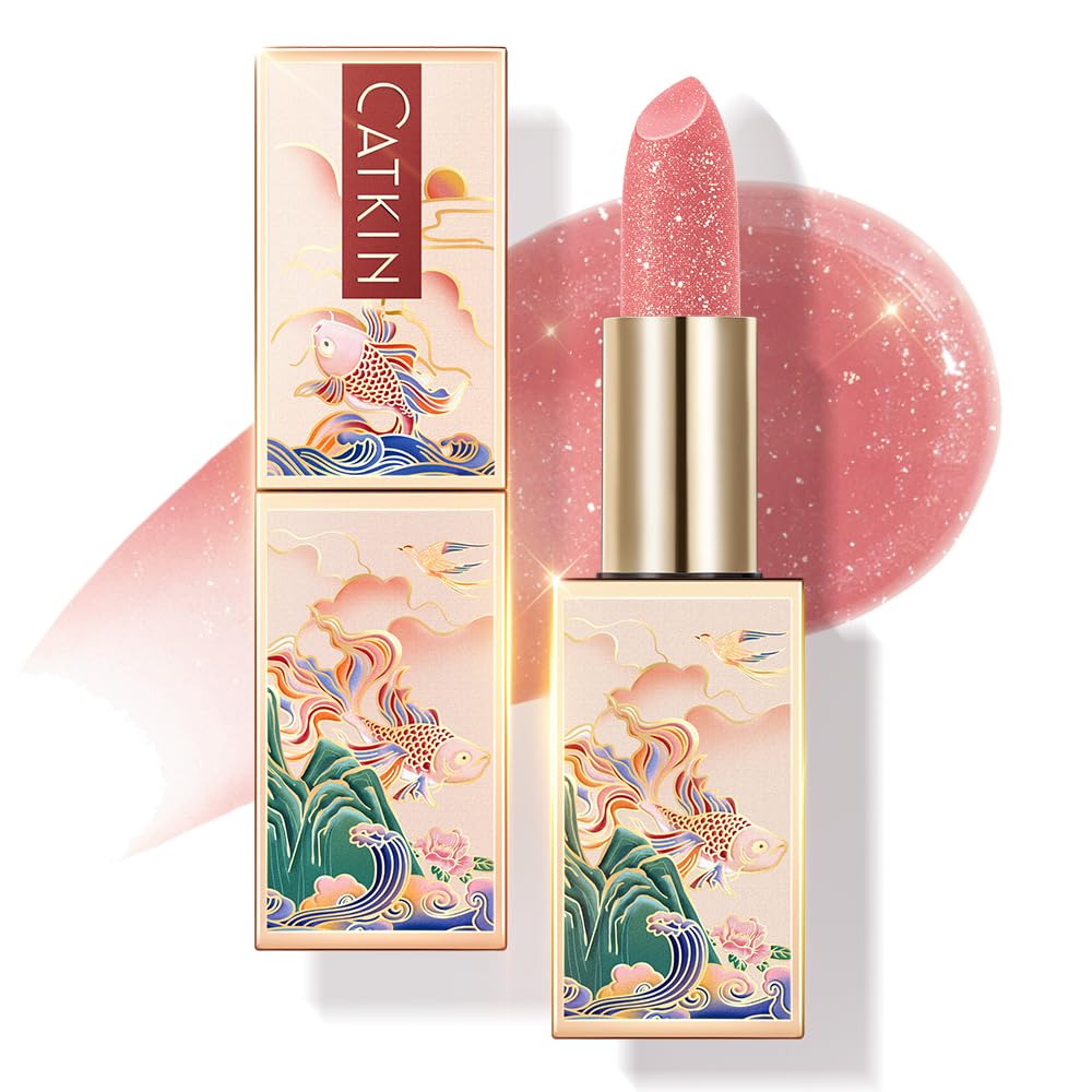 Catkin Lip Balm Color Tinted Glitter Lipstick Ultra Hydrating Lip Moistrurizer Chapstick with Vitamin E Nourishing For Cracked & Dry Lips 0.12 oz C10 Venus – Peach Pink … Catkin Lip Balm Color Tinted Glitter Lipstick Ultra Hydrating Lip Moistrurizer Chapstick with Vitamin E Nourishing For Cracked & Dry Lips 0.12 oz C10 Venus – Peach Pink …