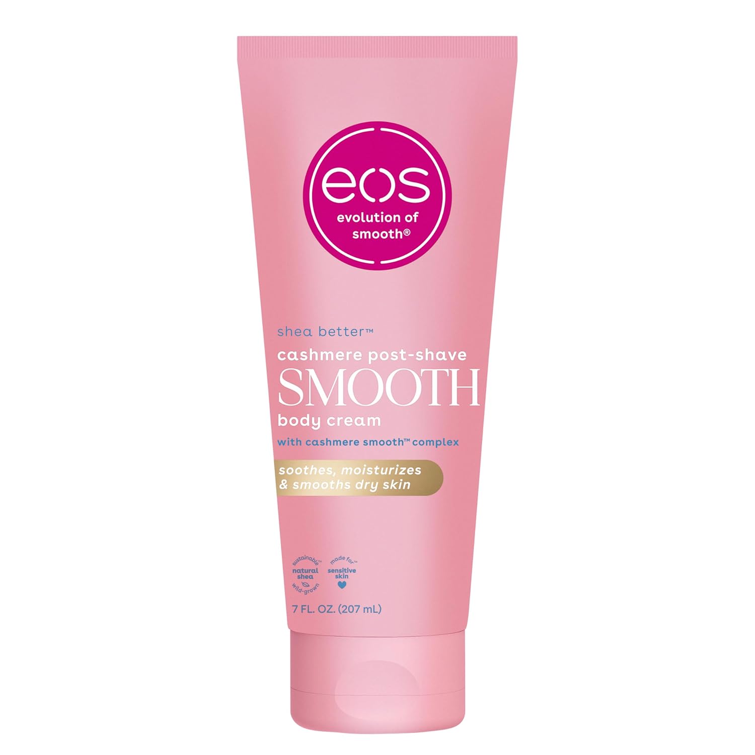 eos Cashmere Skin Collection Post-Shave Smooth Body Cream- Vanilla Cashmere Scented, 72-Hour Hydration, 7 fl oz eos Cashmere Skin Collection Post-Shave Smooth Body Cream- Vanilla Cashmere Scented, 72-Hour Hydration, 7 fl oz