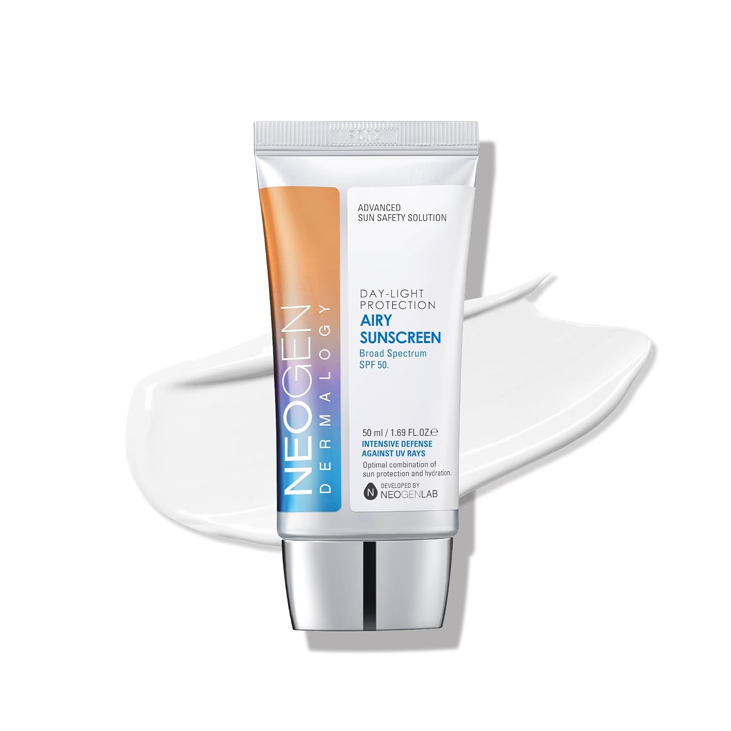 DERMALOGY by NEOGENLAB UVA/UVB SPF50 Day-Light Protection Airy Sunscreen – Essence-type Moisturizing Weightless Sunscreen with No White Cast DERMALOGY by NEOGENLAB UVA/UVB SPF50 Day-Light Protection Airy Sunscreen – Essence-type Moisturizing Weightless Sunscreen with No White Cast