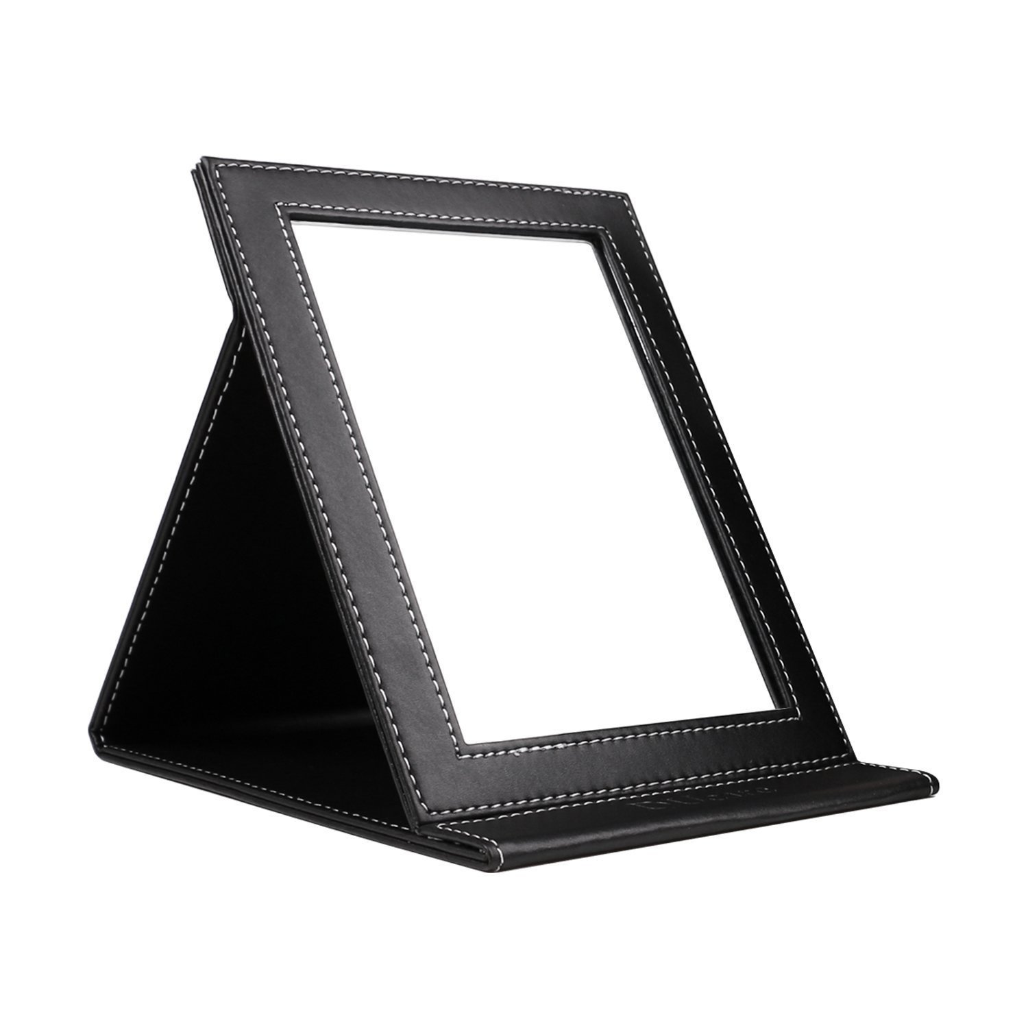 DUcare Folding Mirror Portable Travel PU Portable Adjustable Rectangular Ultrathin Vanity Mirror with Stand, for Travel, Camping,Home DUcare Folding Mirror Portable Travel PU Portable Adjustable Rectangular Ultrathin Vanity Mirror with Stand, for Travel, Camping,Home