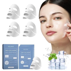 Sungboon Collagen Mask, Sungboon Anti Wrinkle Mask, Deep Collagen Anti Wrinkle Lifting Mask, Sungboon Deep Collagen Anti Wrinkle Lifting Mask, Overnight Face Mask (4 Pcs)