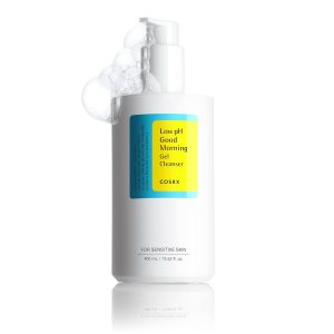 COSRX Low pH Good Morning Gel Cleanser, Daily Mild Face Cleanser for Sensitive Skin with BHA & Tea Tree Oil, PH Balancing, No Parabens, No Sulfates, Korean Skincare (13.52fl.oz/400ml)