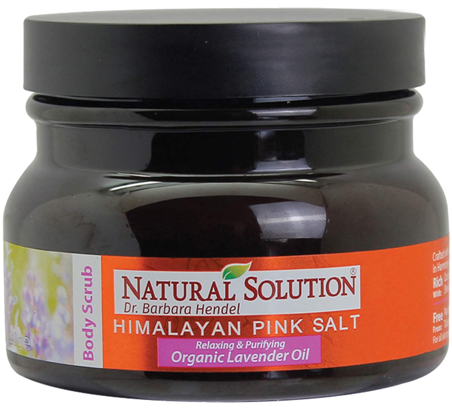 Natural Solution WBM Himalayan Salt Body Scrub with Organic Lavender Oil, Relaxing and Purifying Deep Cleansing – 12.3 oz, 10.6 Oz Natural Solution WBM Himalayan Salt Body Scrub with Organic Lavender Oil, Relaxing and Purifying Deep Cleansing – 12.3 oz, 10.6 Oz
