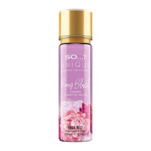 So…?…? Unique Peony Blush Body Mist – Floral, Fruity Vanilla Perfume with Bergamot and Pear Notes – Perfume for Women – Body Spray for Women – 5.1 oz