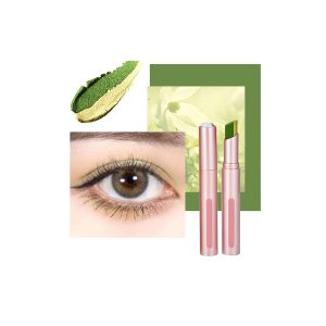 12 Colors Eyeshadow Stick, Two-Tone Shimmer Gradient Eyeshadow Stick – Glitter Shimmer Eyeshadow Gradient Eyeshadow Makeup – Waterproof Eye Stick Eyeshadow Pen Eye Make up for Women