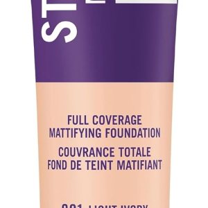 Rimmel London Stay Matte Liquid Mousse – 091 Light Ivory – Foundation, Lightweight, Shine Control, Oil-Free, 1oz