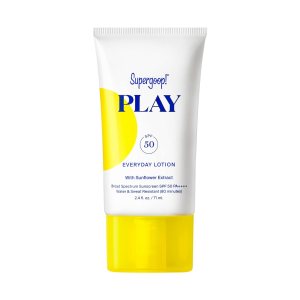 Supergoop! PLAY Everyday Lotion SPF 50-2.4 fl oz – Broad Spectrum Body & Face Sunscreen for Sensitive Skin – Great for Active Days – Fast Absorbing, Water & Sweat Resistant