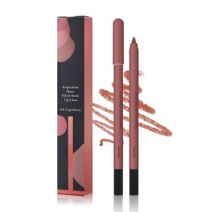 KISSIO Lip Liner,Creamy Lip Liner Pencil,Long Lasting Lip Liner with Sharpener,Matte Finish,Smooth and Soft,Non-Dry,Easy to Use,Cruelty free,0.02 oz(07#Daejeeling)