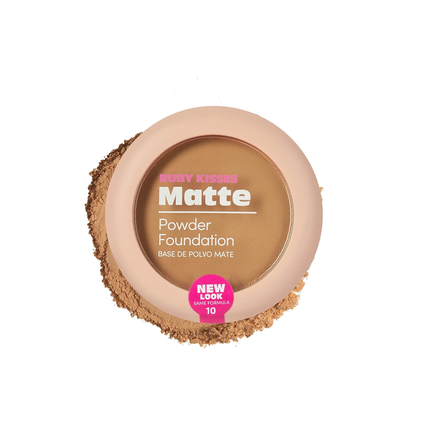 Ruby Kisses Powder Foundation Full Coverage Matte Foundation Long Lasting Face Makeup 0.35 oz. (Golden Honey) Ruby Kisses Powder Foundation Full Coverage Matte Foundation Long Lasting Face Makeup 0.35 oz. (Golden Honey)