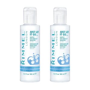 Rimmel Just Let It Go Eye Make Up Remover, 3.4 Fl Oz , 2 Count (Pack of 1)