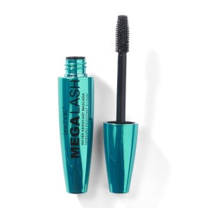 Mega Lash Water Resistant Mascara – Ultra Black, Water Resistant, Hard Wearing, Lash Building Formula For Volume Glam Lashes – 12ml