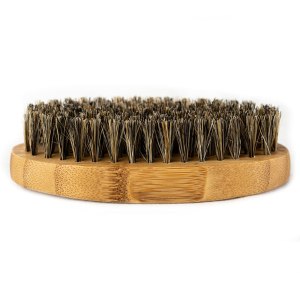 Badass Beard Care Beard Brush for Men – 100% Pure Boars Hair Bristles, Lightweight Bamboo Handle, Perfect Size for a Beard