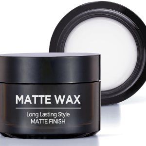 Pomade For Men, All Day Hold Matte Hair Wax, Matte Finish-Flake-Free-Non-Greasy Hair Styling Products, Hair Paste For All Hair Types (2 Oz)