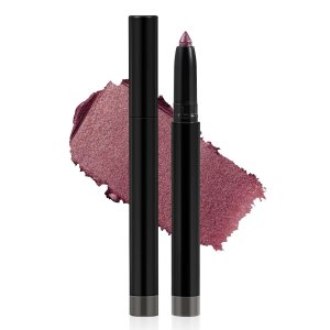Glitter Eyeshadow Stick, Cream Eyeshadow Pencil with Sharpener, Waterproof Shimmer Eye Shadow Stick, Eyeliner, Easy to Use