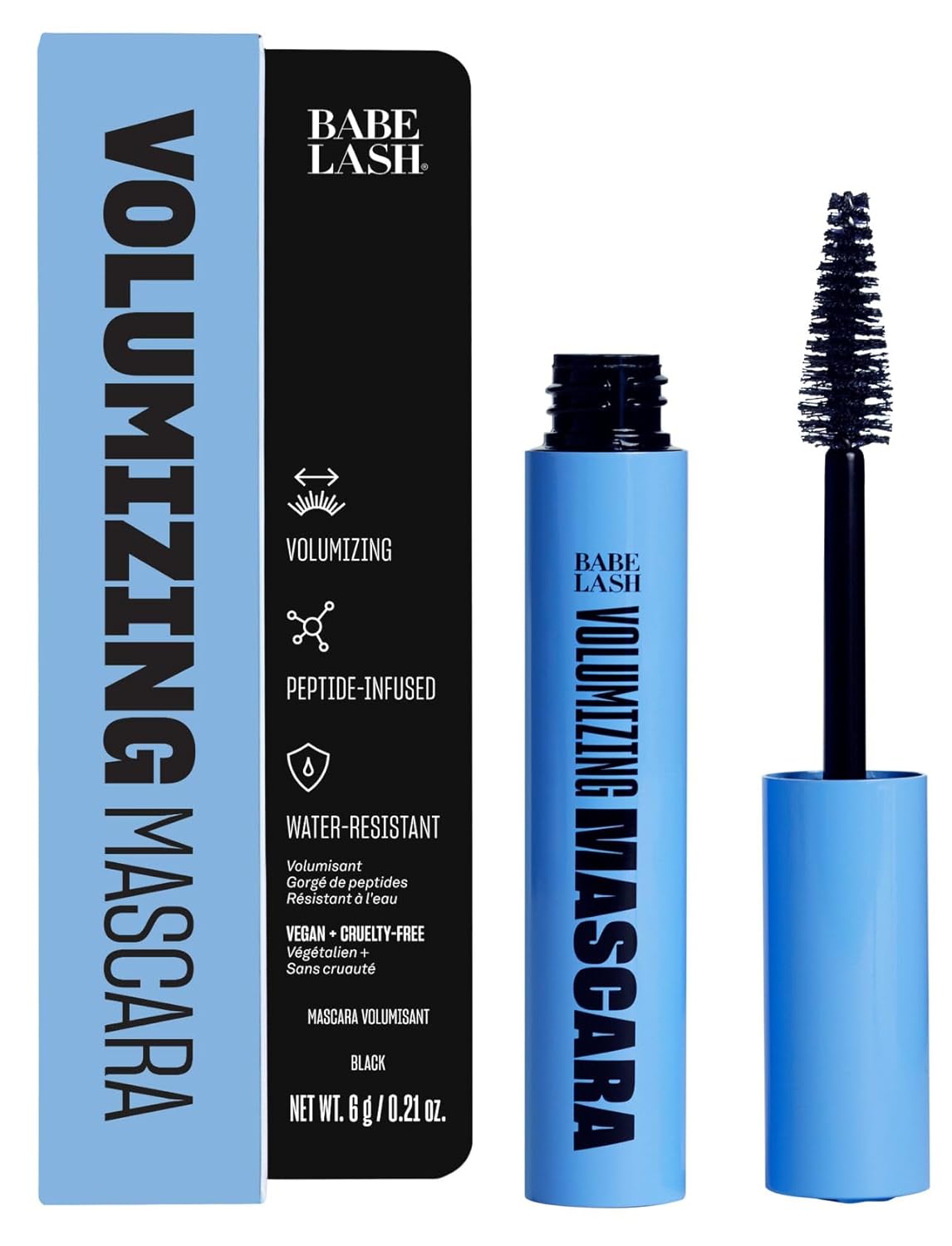 Babe Original Babe Lash Mascara – Smudge Proof, Long Lasting & No Clump Formula, Buildable Volume, Water Resistant, Dramatic Black Babe Original Babe Lash Mascara – Smudge Proof, Long Lasting & No Clump Formula, Buildable Volume, Water Resistant, Dramatic Black