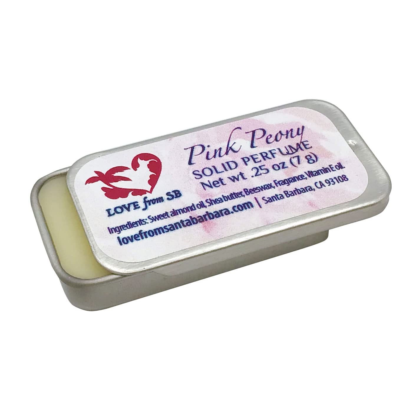 Compact Personal Pink Peony Solid Perfume | Luxurious Artisan Spa Gift for Her | Sophisticated, intriguing fragrance | Convenient, purse or travel bag size | Pink Peony Perfume Compact Personal Pink Peony Solid Perfume | Luxurious Artisan Spa Gift for Her | Sophisticated, intriguing fragrance | Convenient, purse or travel bag size | Pink Peony Perfume