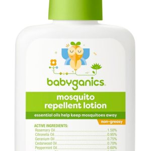 Babyganics Mosquito Repellent Lotion, Made with Plant and Essential Oils, Non-Greasy, 4oz