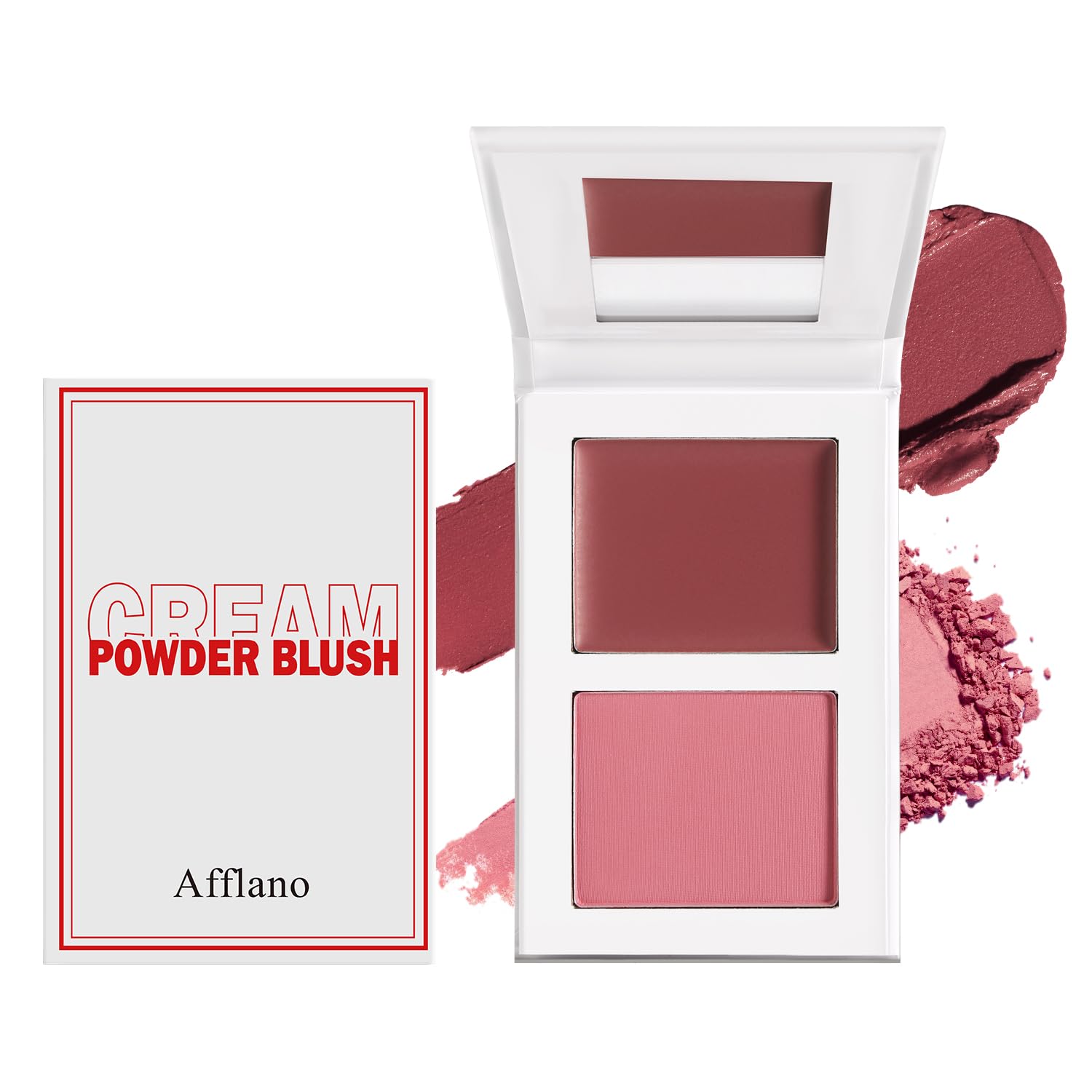 Blush Palette with Cream and Powdered Matte Shades, Blushes Brighten Lightweight Natural Nude Face Blusher Makeup, Easy to Blend, High Pigmented Long Lasting,Nude Pink #3 Blush Palette with Cream and Powdered Matte Shades, Blushes Brighten Lightweight Natural Nude Face Blusher Makeup, Easy to Blend, High Pigmented Long Lasting,Nude Pink #3