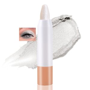 Boobeen Cream Eyeshadow Stick, Waterproof Shimmer Eye Shadow Pencil, Eye Brightener Crayon for Different Eye Makeup Effect