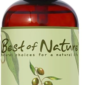 Best of Nature 100% Pure Olive Massage & Body Oil – Cold Pressed, Unscented Moisturizer for Skin & Hair, Bath Oil, 8 oz
