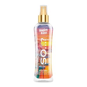 So…? Venice Kiss Body Mist – Vanilla Gourmand with Fruity Floral Perfume for Women – Refreshing Body Spray for Women – Gifts for Women – 6.9 oz