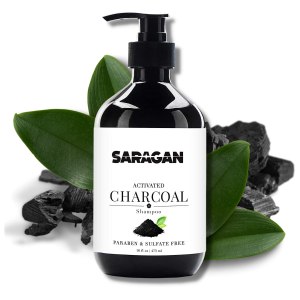 Activated Charcoal Shampoo – Natural Clarifying Shampoo w/Keratin, Argan & Jojoba Oils – Sulfate & Paraben Free Shampoo for Women and Men – Charcoal Detox Shampoo (16 oz) All hair types
