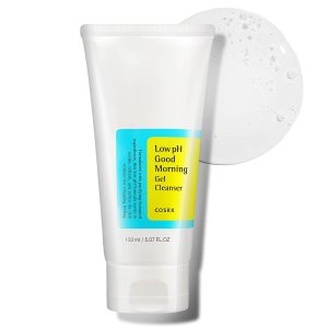 COSRX Low pH Good Morning Gel Cleanser, Daily Mild Face Cleanser for Sensitive Skin with BHA & Tea-Tree Oil, PH Balancing, Korean Skincare (5.07fl.oz/150ml)