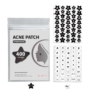 Hydrocolloid Acne Patches,Acne Patch Absorbing Cover Patch Cover Patch For Face Acninh Absorbing, Spot Stickers Infused with Salicylic Acid, Multicolour Blemish Treatment (400PCS