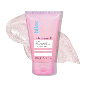 Bliss Jelly Glow Peel™ Gentle Non-Abrasive Cleanser and Exfoliator With Fruit Enzymes – 4 Oz – Nourishes and Hydrates Skin – Clean – Vegan & Cruelty Free