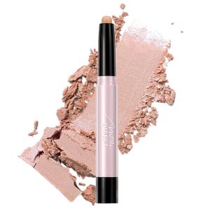 Matte Eyeshadow Stick,Cream to Powder Waterproof Eye Shadow Eyeliner Pencil Crayon,Long Lasting buildable Neutral Eye Makeup (Matte,01# Fawn Pink)