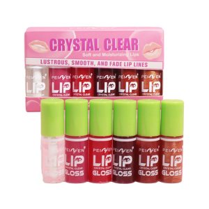 6 Colors Lip Oil Lip Glaze, Big Brush Head Hydrating Lip Glow Oil, Shiny Transparent Lip Gloss Plumping, Smooth Glossy Finish Clear Tint Shiny and Vegan, Moisturizing Non-Sticky Formula