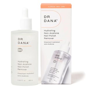 Dr. Dana Nail Polish Remover – Non Acetone Nail Polish Remover Conditions and Hydrates to Prevent Brittle Nails and Dry Nails – Non Toxic Nail Polish Remover with Light Natural Scent