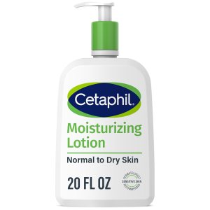 Cetaphil Face & Body Moisturizer, Hydrating Moisturizing Lotion for All Skin Types, Suitable for Sensitive Skin, NEW 20 oz, Fragrance Free, Hypoallergenic, Non-Comedogenic