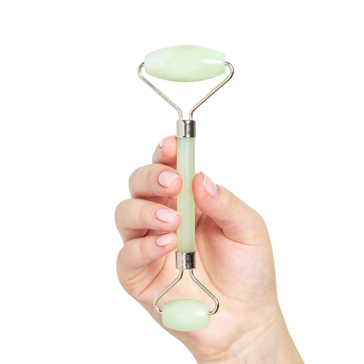 Jade Roller for Face – Improves Skin Tone and Blood Circulation – Skin Care Face Roller Reduces Under-Eye Puffiness and Dark Circles Jade Roller for Face – Improves Skin Tone and Blood Circulation – Skin Care Face Roller Reduces Under-Eye Puffiness and Dark Circles