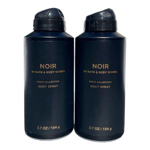 Bath & Body Works Men’s Collection Noir Body Spray 3.7oz. Lot of 2