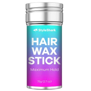StyleShark Non-Greasy Hair Wax Stick for Styling Flyaways and Frizz – 2.7 oz Wax for Edge Control on Wigs and Hair