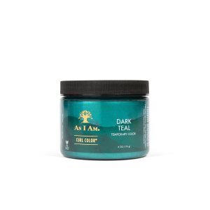 As I Am Curl Color – Dark Teal – 6 ounce – Color & Curling Gel – Temporary Color – Medium Hold – Vegan & Cruelty Free