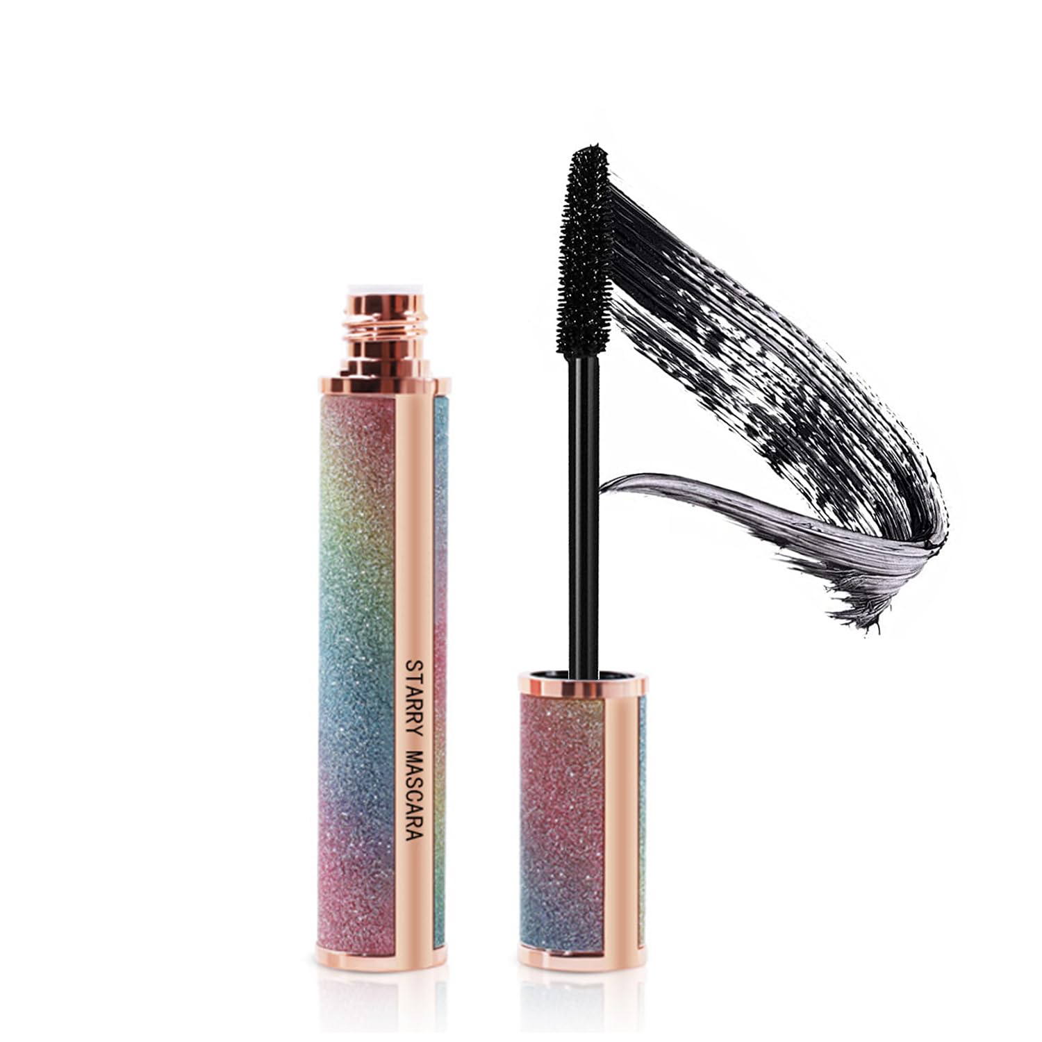4D Silk Fiber Lash Mascara, Black Voluminous Fiber Thrive Mascara, Mascara Black Volume and Length, Longer Thicker Eyelashes, Waterproof & Long Lasting, No Smudge, No Clumping, No Flaking (1pcs) 4D Silk Fiber Lash Mascara, Black Voluminous Fiber Thrive Mascara, Mascara Black Volume and Length, Longer Thicker Eyelashes, Waterproof & Long Lasting, No Smudge, No Clumping, No Flaking (1pcs)