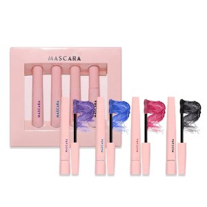 Moonstruck Hot Cocoa Color Mascara Set Colored Mascara 4 Pack And Smudgeproof Longlasting Mascara Vegan Volume Mascara Mini Milk Makeup Mascara