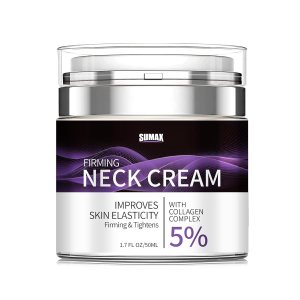 Neck Firming Cream with 5% Collagen Complex,Anti-Aging Anti-Wrinkle Reduce Fine Lines Lifting and Firming Cream 24-Hour Facial Care Suitable For All Skin Types – 1.7 Fl Oz