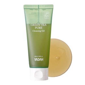 YADAH Green Tea Pure Cleansing Gel, 3.4 Fl Oz – pH Balanced Foaming Gel Cleanser Formulated with Natural Ingredients for Double Cleanse with Vegan Formula for Smooth, Gentle Face Wash