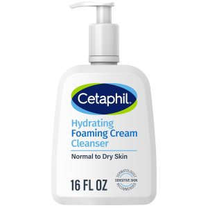 Cetaphil Cream to Foam Face Wash, Hydrating Foaming Cream Cleanser, 16 oz, For Normal to Dry, Sensitive Skin, with Soothing Prebiotic Aloe, Hypoallergenic, Fragrance Free (Packaging May Vary)