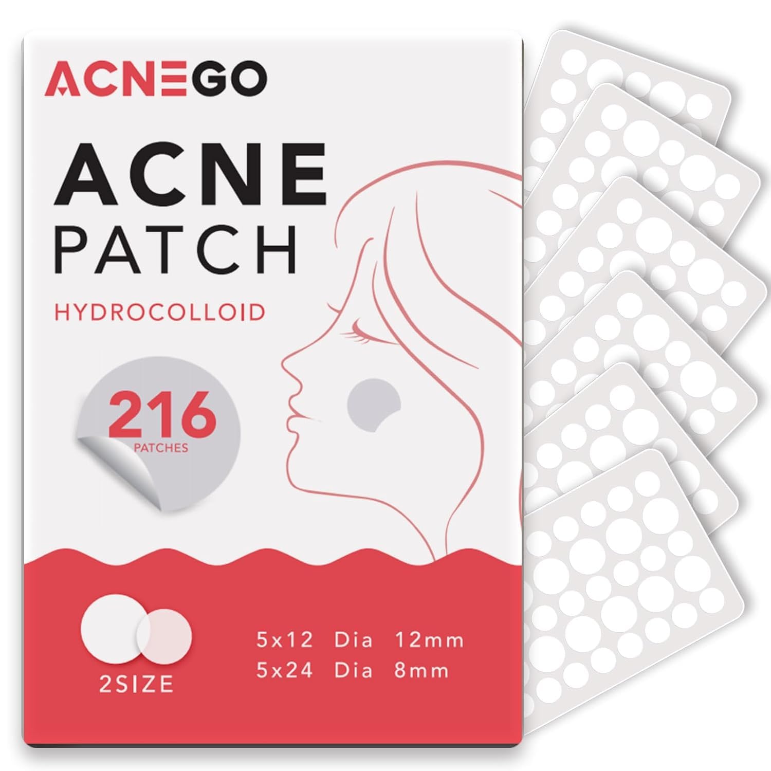 216 Counts Pimple Patches for Face, Hydrocolloid Acne Patches Zit Patches for Face Acne Spot Patch Cystic Acne Stickers Blemish Hydrocolloid Patches for all Skin Type 216 Counts Pimple Patches for Face, Hydrocolloid Acne Patches Zit Patches for Face Acne Spot Patch Cystic Acne Stickers Blemish Hydrocolloid Patches for all Skin Type