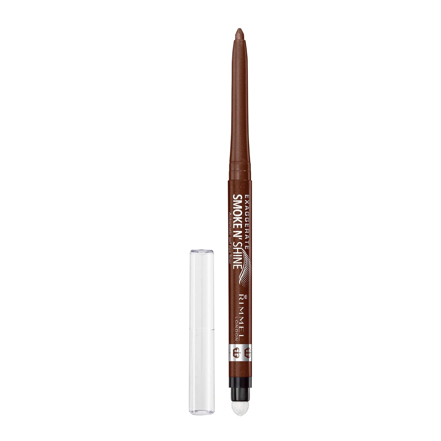 Rimmel London Exaggerate Smoke n’ Shine Eye Definer Eyeliner, Long-Wearing, Gel Formula, Flake-Free, 002, Copper Bling, 0.01oz Rimmel London Exaggerate Smoke n’ Shine Eye Definer Eyeliner, Long-Wearing, Gel Formula, Flake-Free, 002, Copper Bling, 0.01oz