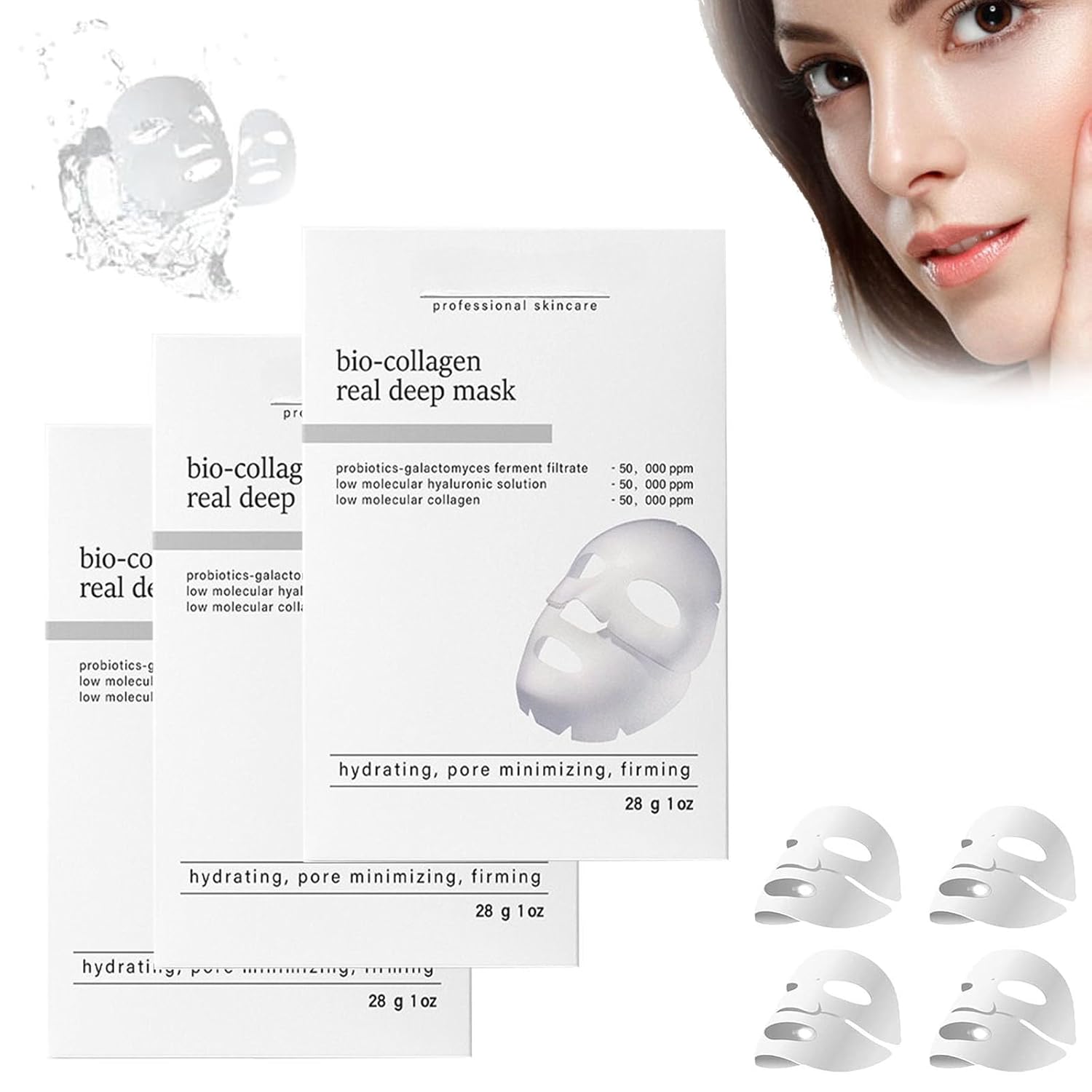 Quasico Korean Face Mask,Quasico Korean Collagen Face Mask,Korean Quasico Bio Collagen Face Mask Overnight,Hydrating Overnight Hydrogel Mask,Bio Collagen Mask (3 Boxes/12 Tablets) Quasico Korean Face Mask,Quasico Korean Collagen Face Mask,Korean Quasico Bio Collagen Face Mask Overnight,Hydrating Overnight Hydrogel Mask,Bio Collagen Mask (3 Boxes/12 Tablets)