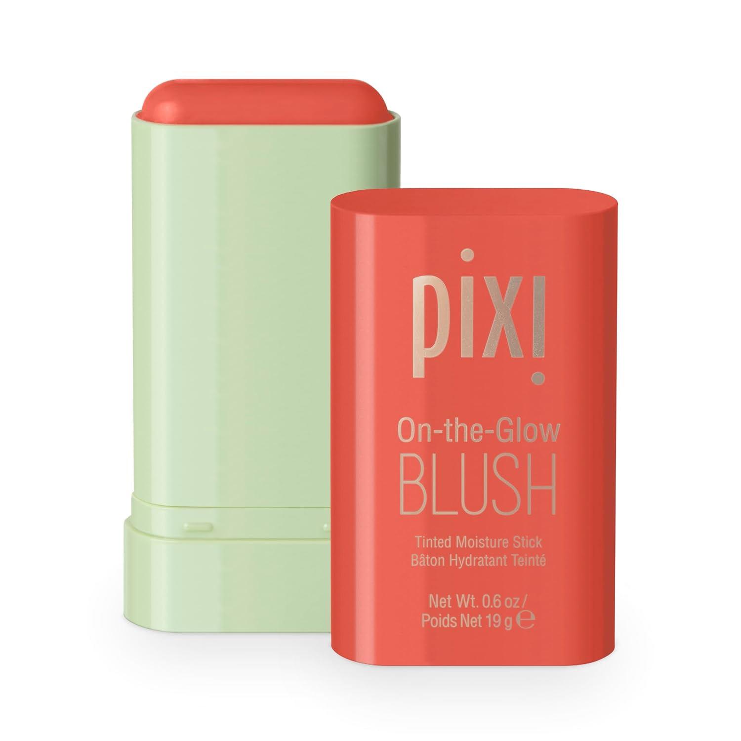 Pixi On-the-Glow Blush – Juicy, Hydrating Tinted Moisture Blush Stick with Ginseng, Aloe Vera & Fruit Extracts, For Cheeks & Lips, 19g / 0.6oz, Paraben-Free Pixi On-the-Glow Blush – Juicy, Hydrating Tinted Moisture Blush Stick with Ginseng, Aloe Vera & Fruit Extracts, For Cheeks & Lips, 19g / 0.6oz, Paraben-Free