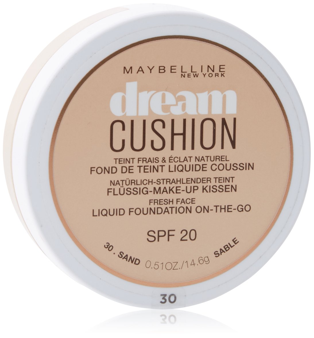 Maybelline Dream Cushion Liquid Foundation 30 Sand 30ml Maybelline Dream Cushion Liquid Foundation 30 Sand 30ml