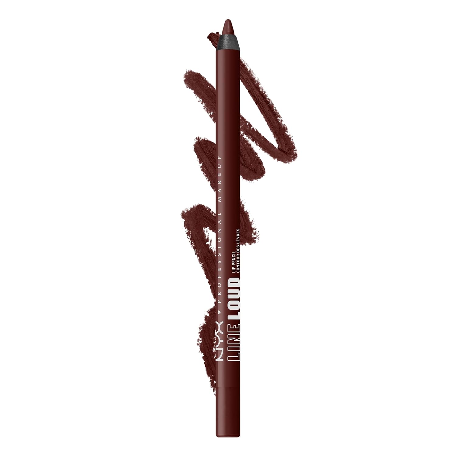 NYX PROFESSIONAL MAKEUP Line Loud Lip Liner, Longwear and Pigmented Lip Pencil with Jojoba Oil & Vitamin E – Make A Statement NYX PROFESSIONAL MAKEUP Line Loud Lip Liner, Longwear and Pigmented Lip Pencil with Jojoba Oil & Vitamin E – Make A Statement